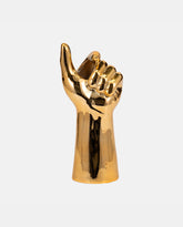 Mano - Jarrón dorado