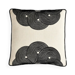 Almohada Pompidou B&W Half Circles - Por Pedido