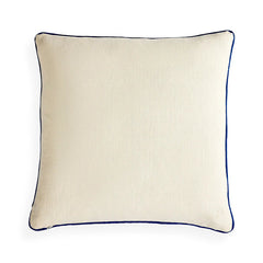 Almohada Pompidou con borde cobalto - Por Pedido