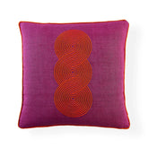 Almohada Pompidou Fuchsia Loops - Por Pedido