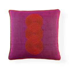 Almohada Pompidou Fuchsia Loops - Por Pedido