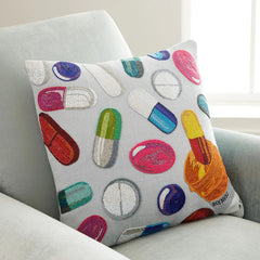 Almohada con cuentas Happy Pills - Por Pedido