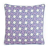 Almohada de lavanda con tejido de canasta - Por Pedido