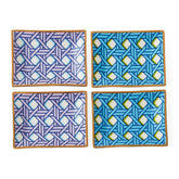 Juego de bandejas pequeñas de tejido de canasta - Por Pedido