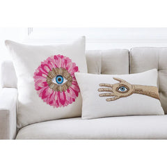 Almohada de cuentas con pétalos - Por Pedidos