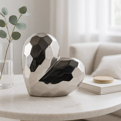 Corazón Decorativo Plateado