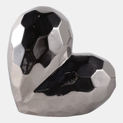Corazón Decorativo Plateado