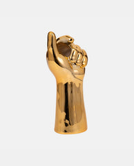 Mano - Jarrón dorado