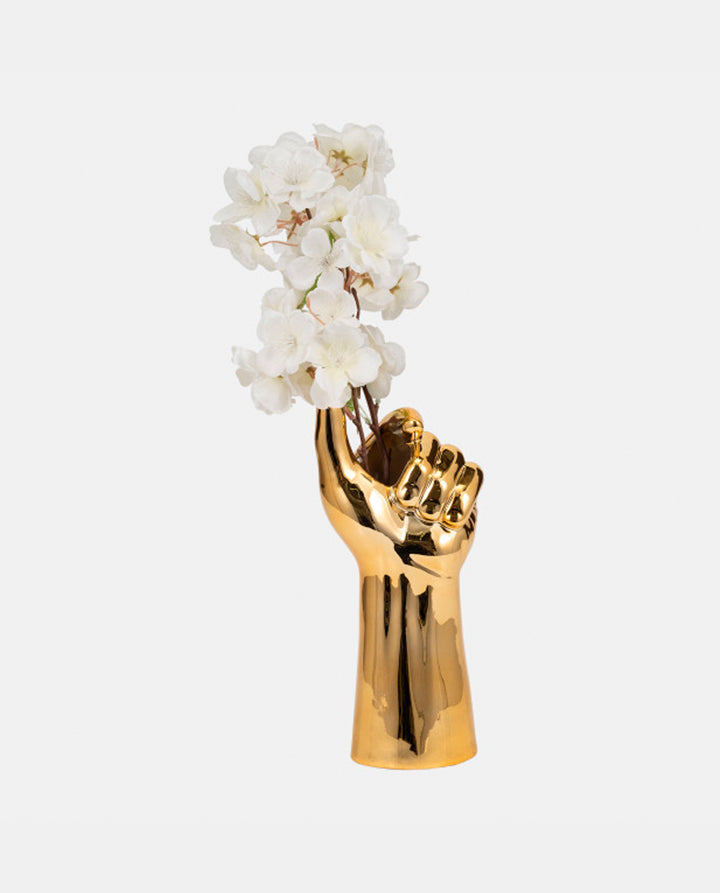 Mano - Jarrón dorado