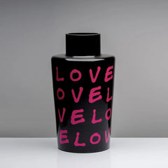 Bucket LOVE with Pink - Black