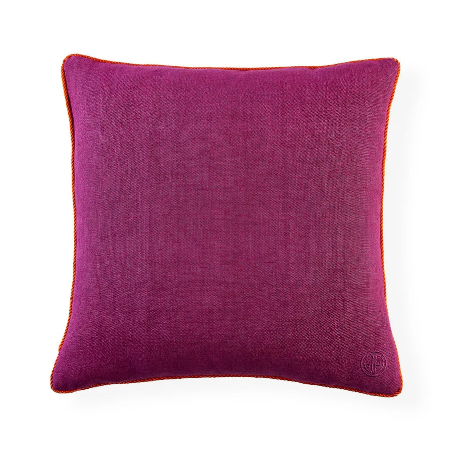 Almohada Pompidou Fuchsia Loops - Por Pedido