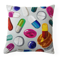 Almohada con cuentas Happy Pills - Por Pedido