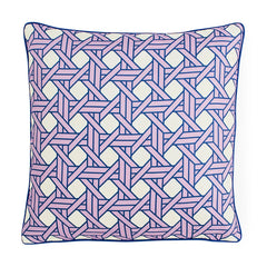 Almohada de lavanda con tejido de canasta - Por Pedido