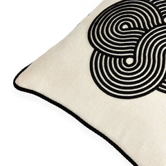 Almohada de nube en blanco y negro Pompidou - Por Pedido