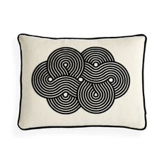 Almohada de nube en blanco y negro Pompidou - Por Pedido