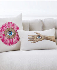 KIT Palmistry Beaded Pillow