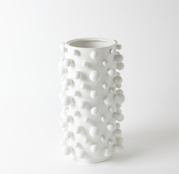 Jarrón Molécula - Blanco Mate