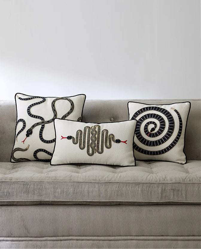 KIT Muse Pillow - Snake/Apple