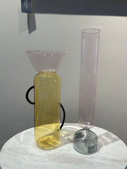 Jarrón de Ramo Naranja/Gris/Rosa