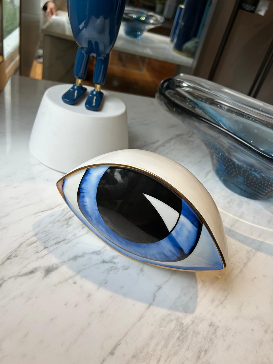 Ceramic Eye Sculpture