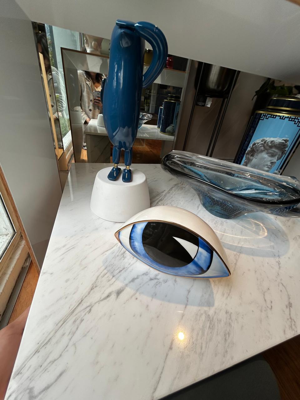 Ceramic Eye Sculture