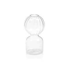 Jarrón de cristal Ritz de un solo tallo - Transparente - Pequeño