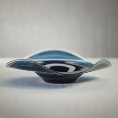 Cuenco de Vidrio Tropezana Wave -Azul