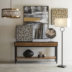 Mapped Dimensional Wall Art - Gold